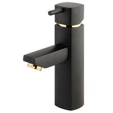 شیر روشویی شودر مدل یونیک مشکی طلایی Shouder Unique Basin Faucets Black